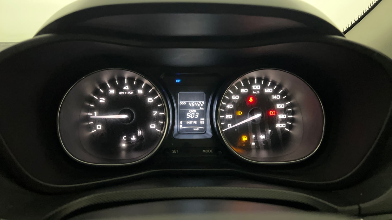 Used 2018 Tata Nexon XZ Plus Petrol Manual interior CLUSTERMETER VIEW