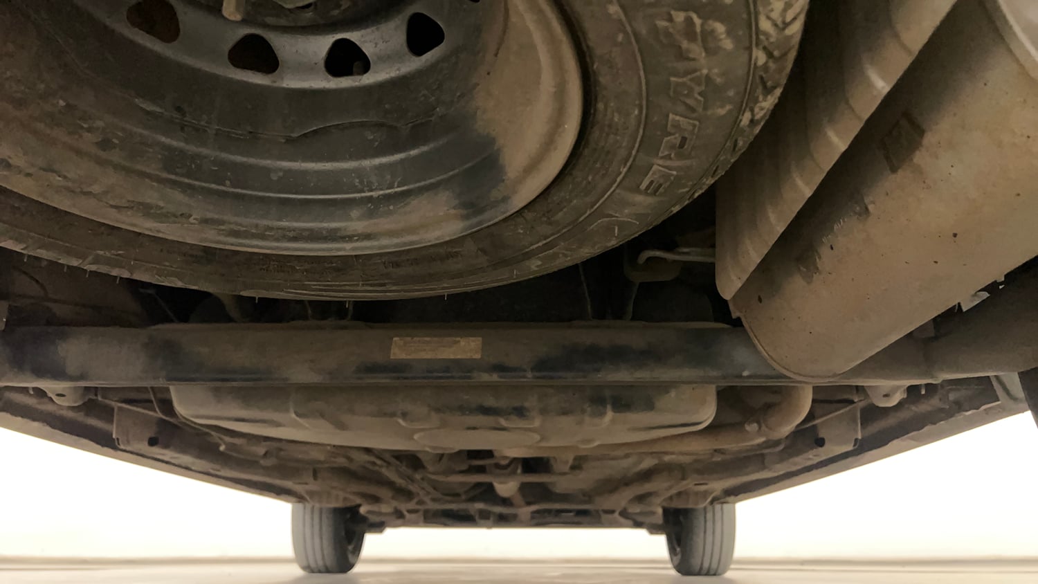 Used 2025 Tata Tigor XZA Plus iCNG Cng Automatic extra REAR UNDERBODY VIEW (TAKEN FROM REAR)