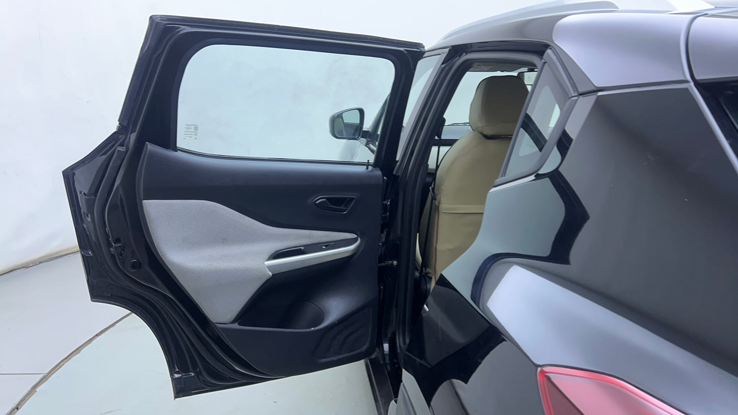 Used 2024 Nissan Magnite XE AMT Petrol Automatic interior LEFT REAR DOOR OPEN VIEW