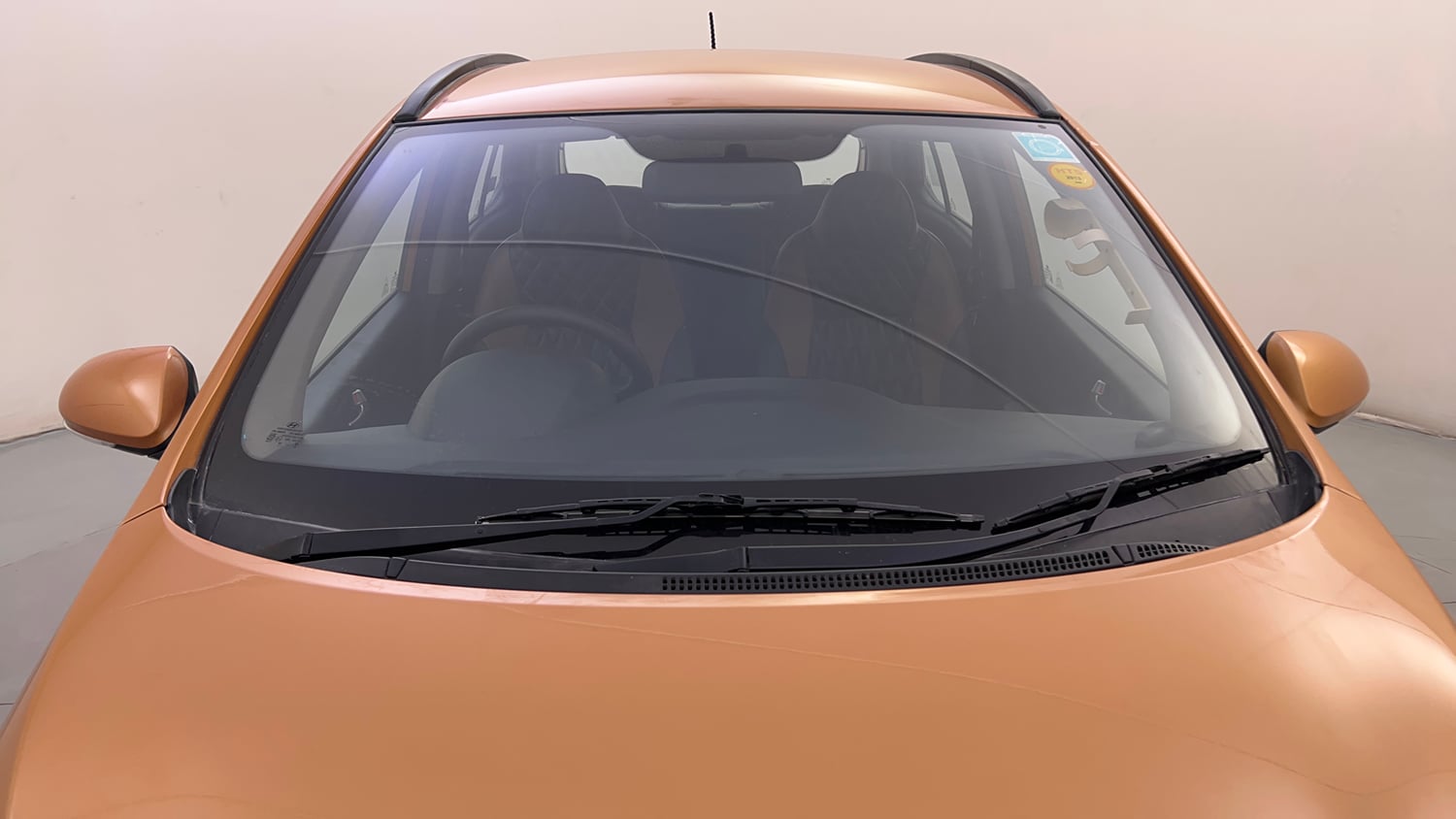 Used 2013 Hyundai Grand i10 Sportz 1.2 Kappa VTVT Petrol Manual exterior FRONT WINDSHIELD VIEW