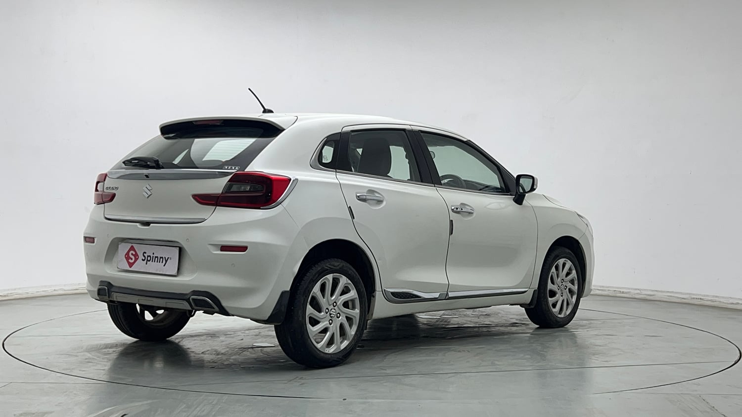 Used 2022 Maruti Suzuki Baleno Zeta Petrol Manual exterior RIGHT REAR CORNER VIEW