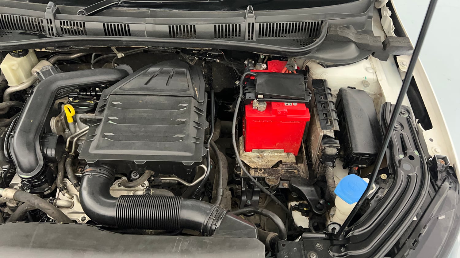 Used 2022 Skoda Slavia Style 1.0L TSI MT Petrol Manual engine ENGINE LEFT SIDE VIEW