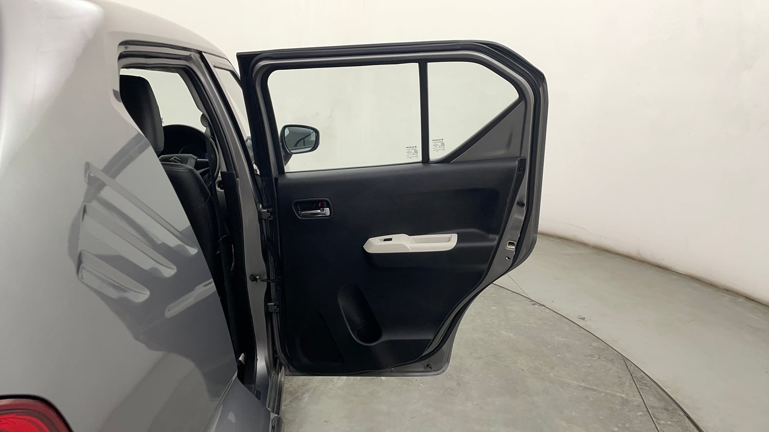 Used 2019 Maruti Suzuki Ignis Zeta 1.2 AMT Petrol Automatic interior RIGHT REAR DOOR OPEN VIEW