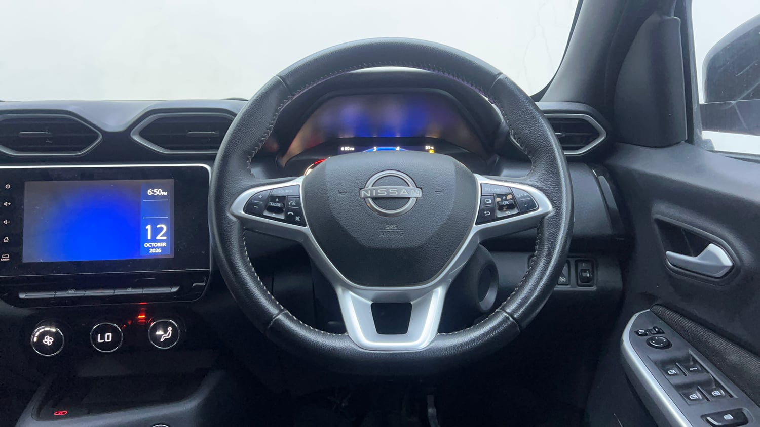 Used 2023 Nissan Magnite XV Premium Turbo CVT Dual Tone Petrol Automatic interior STEERING VIEW