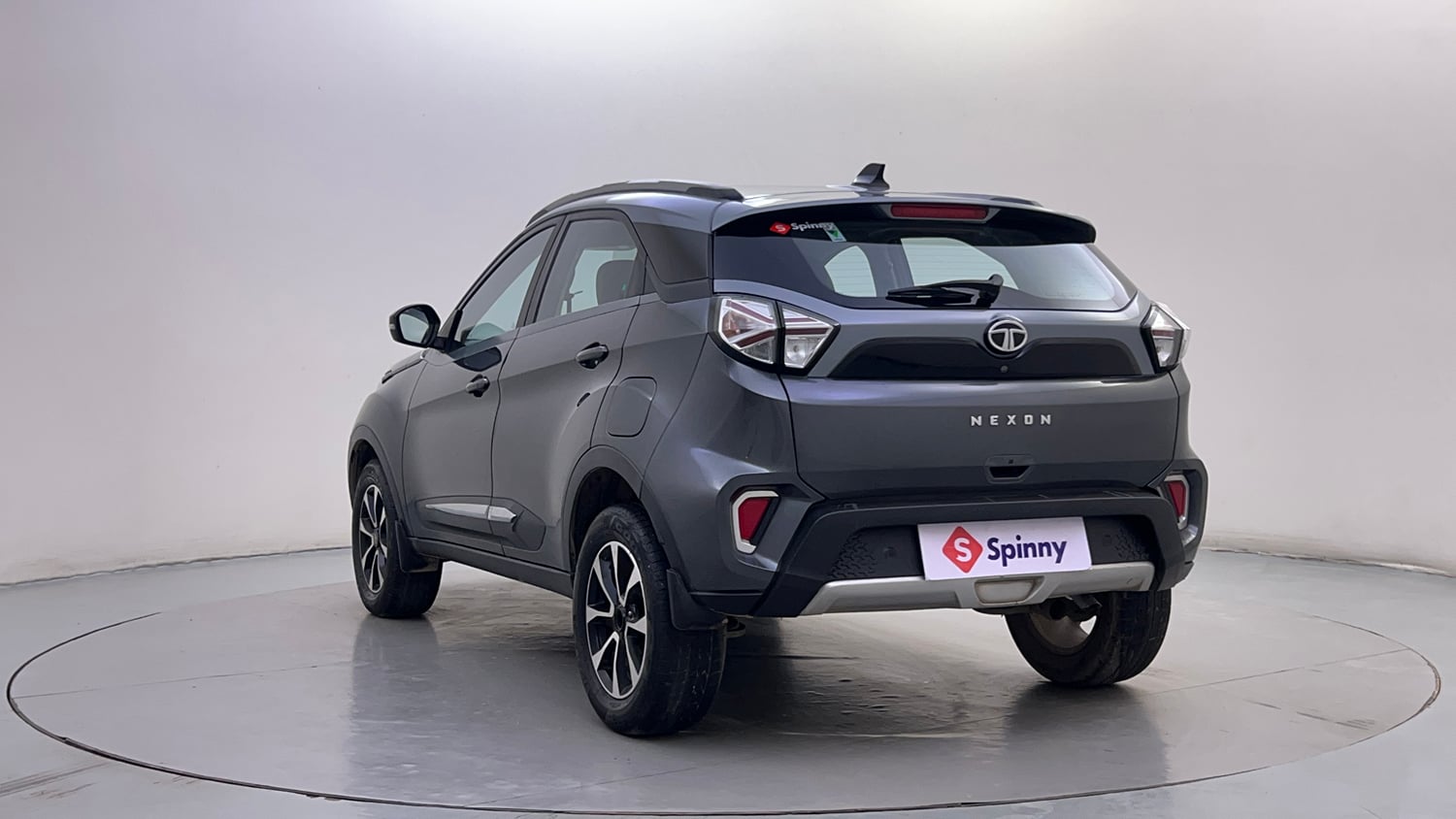 Used 2021 Tata Nexon XZA Plus Diesel Diesel Automatic exterior LEFT REAR CORNER VIEW