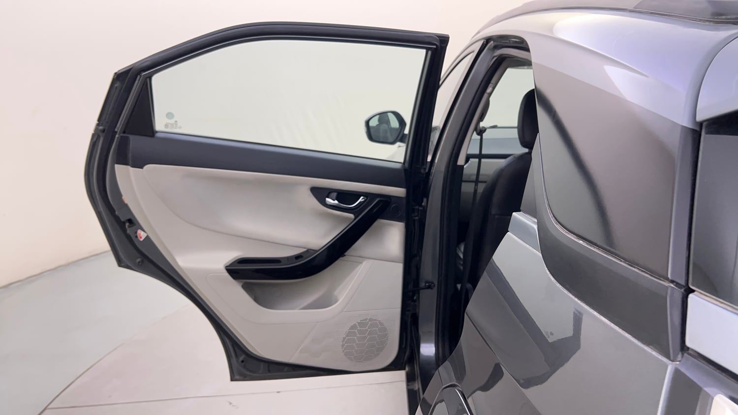 Used 2021 Tata Nexon XZA Plus Diesel Diesel Automatic interior LEFT REAR DOOR OPEN VIEW