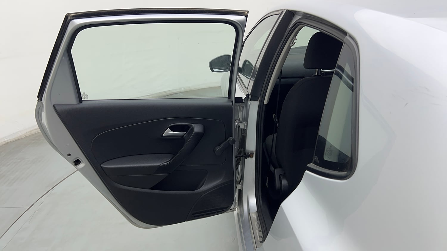 Used 2017 Volkswagen Polo Trendline 1.2L (P) Petrol Manual interior LEFT REAR DOOR OPEN VIEW