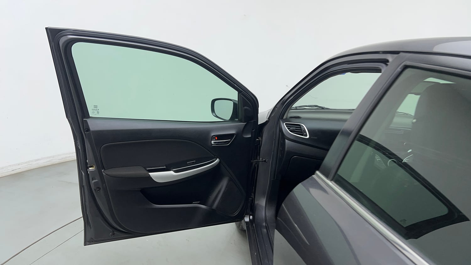 Used 2018 Maruti Suzuki Baleno Zeta 1.2 AT Petrol Automatic interior LEFT FRONT DOOR OPEN VIEW