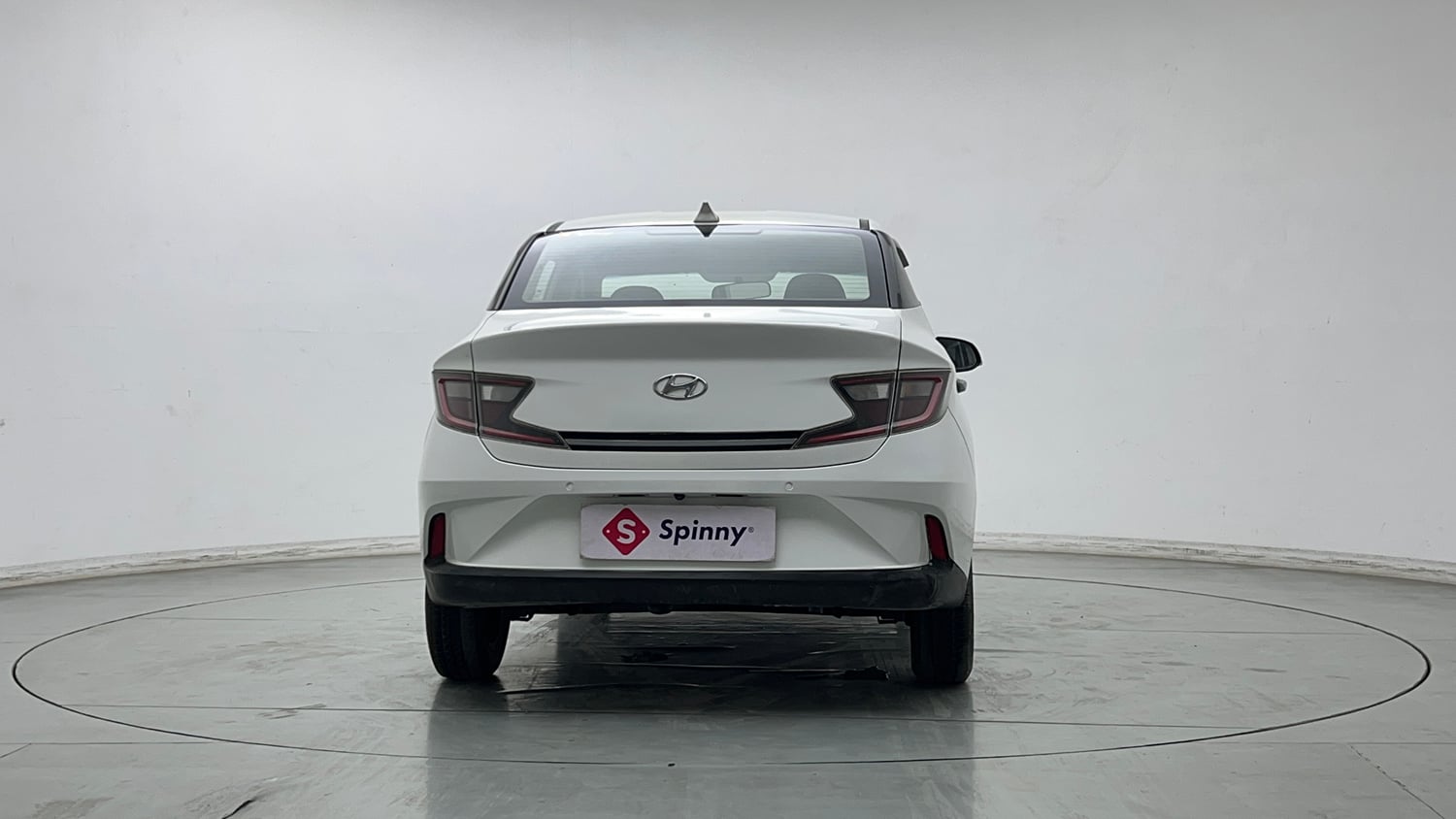Used 2021 Hyundai Aura SX Plus 1.2 AMT Petrol Petrol Automatic exterior BACK VIEW