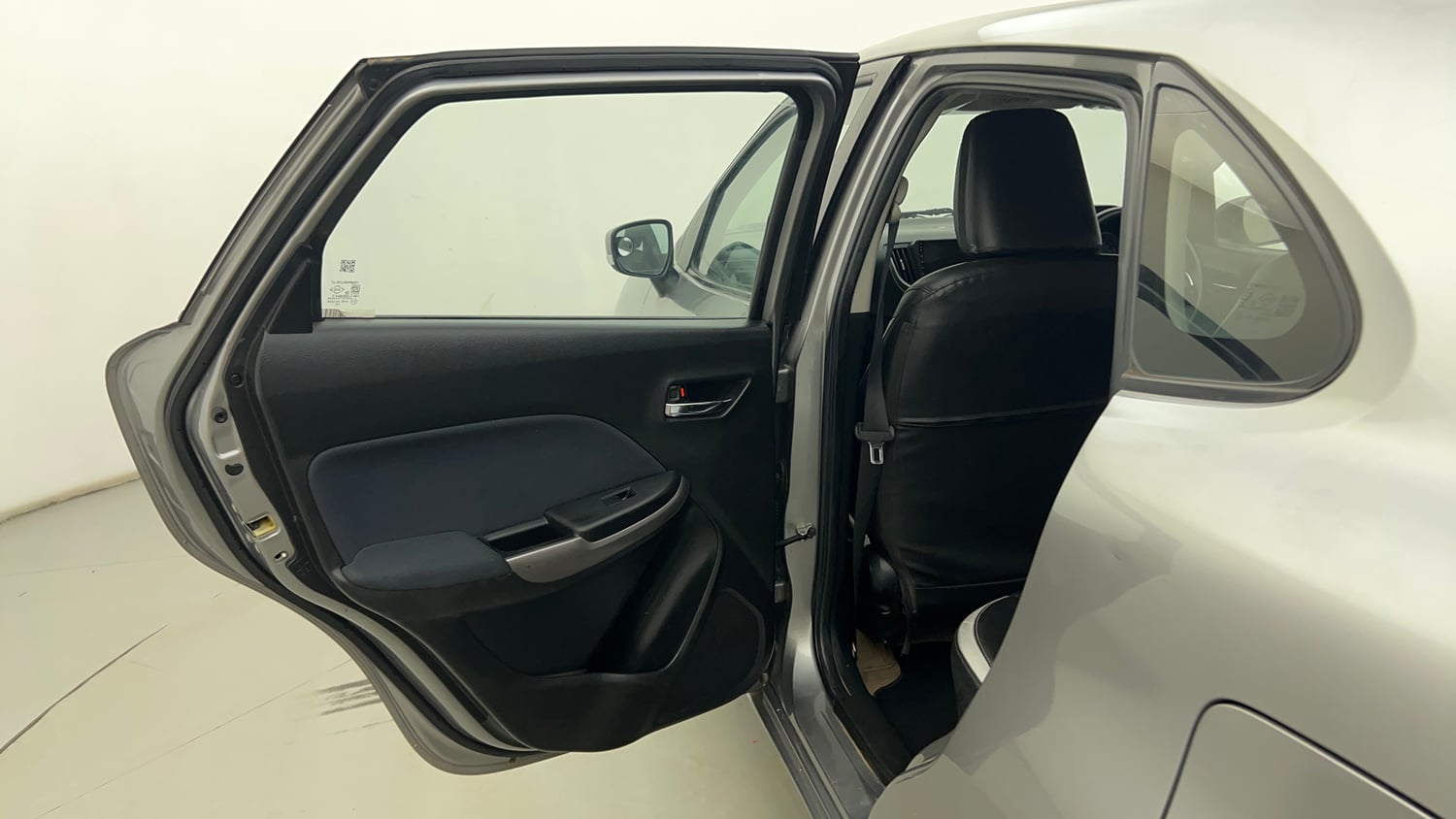 Used 2021 Maruti Suzuki Baleno Delta Petrol Manual interior LEFT REAR DOOR OPEN VIEW
