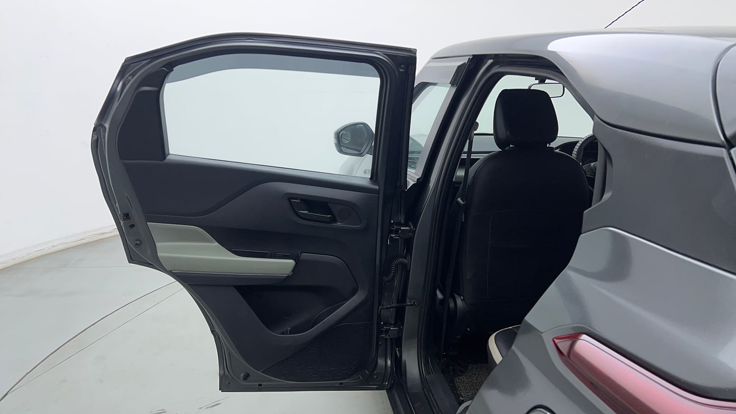 Used 2022 Tata Punch Adventure MT Petrol Manual interior LEFT REAR DOOR OPEN VIEW