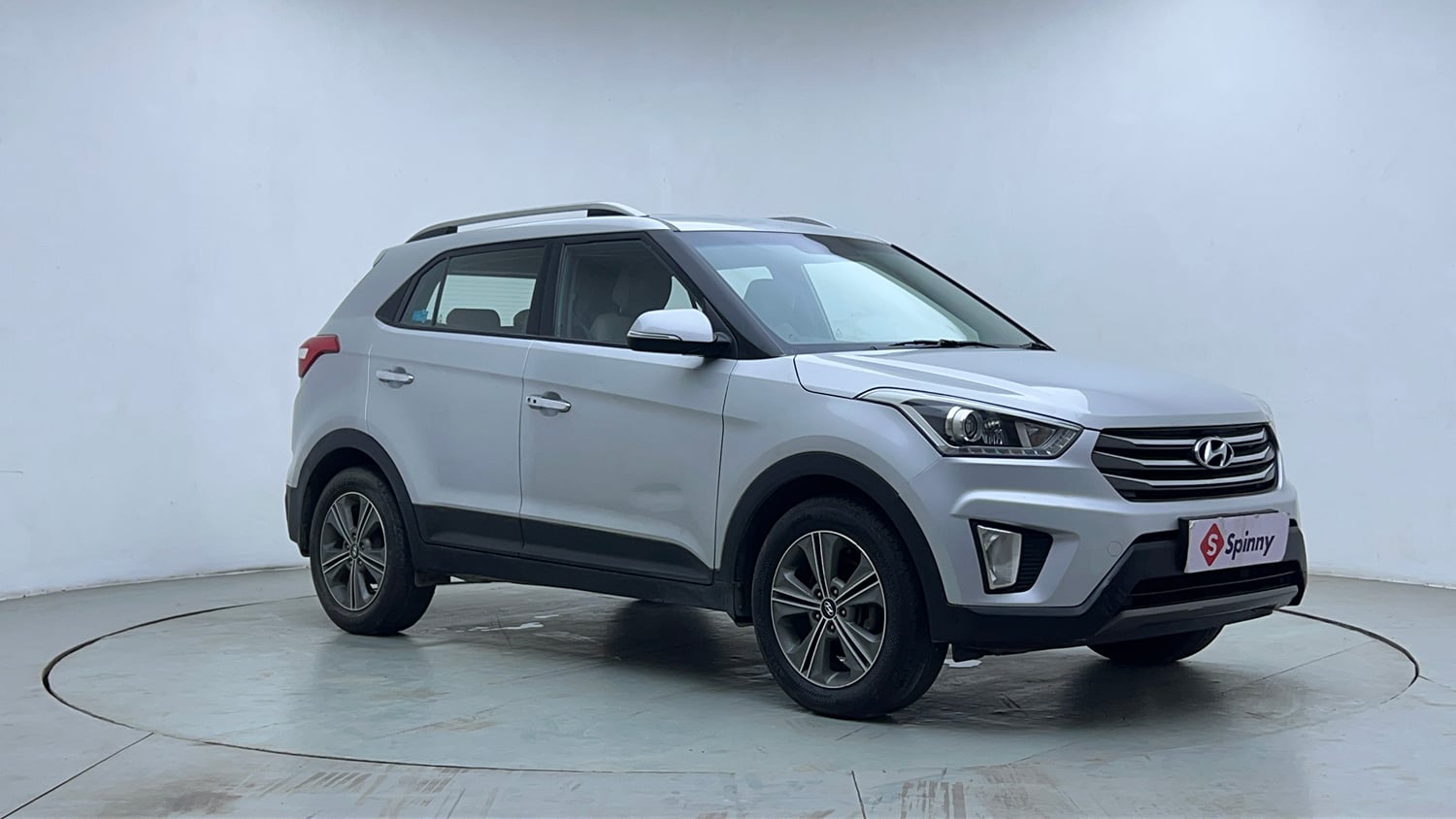 Used 2016 Hyundai Creta 1.6 SX Plus AT Petrol Petrol Automatic exterior RIGHT FRONT CORNER VIEW
