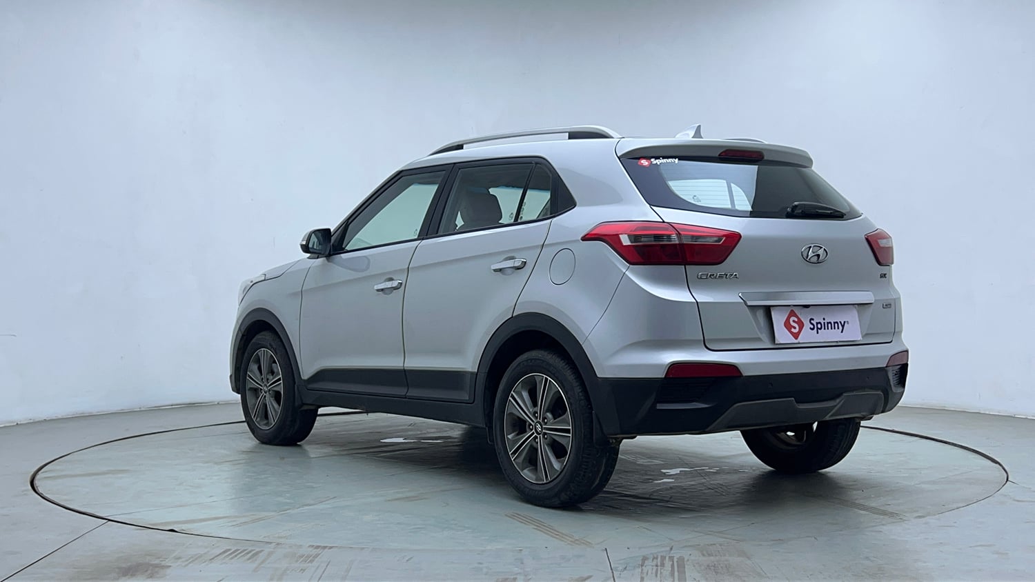 Used 2016 Hyundai Creta 1.6 SX Plus AT Petrol Petrol Automatic exterior LEFT REAR CORNER VIEW