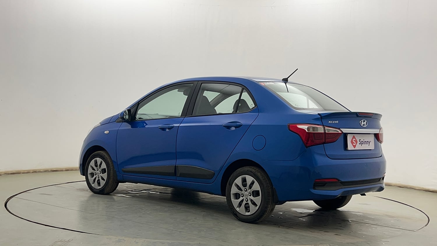 Used 2019 Hyundai Xcent S Petrol Manual exterior LEFT REAR CORNER VIEW
