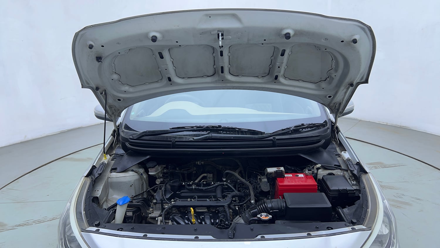 Used 2018 Hyundai Elite i20 Asta 1.2 Petrol Manual engine ENGINE & BONNET OPEN FRONT VIEW