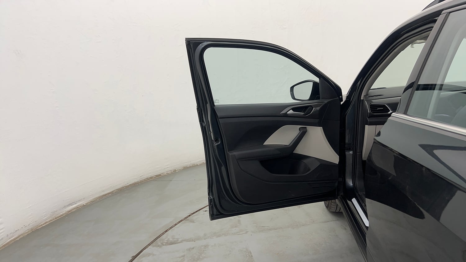 Used 2022 Volkswagen Taigun Topline 1.0 TSI MT Petrol Manual interior LEFT FRONT DOOR OPEN VIEW