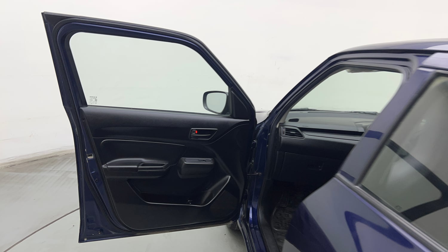 Used 2018 Maruti Suzuki Swift LXi Petrol Manual interior LEFT FRONT DOOR OPEN VIEW