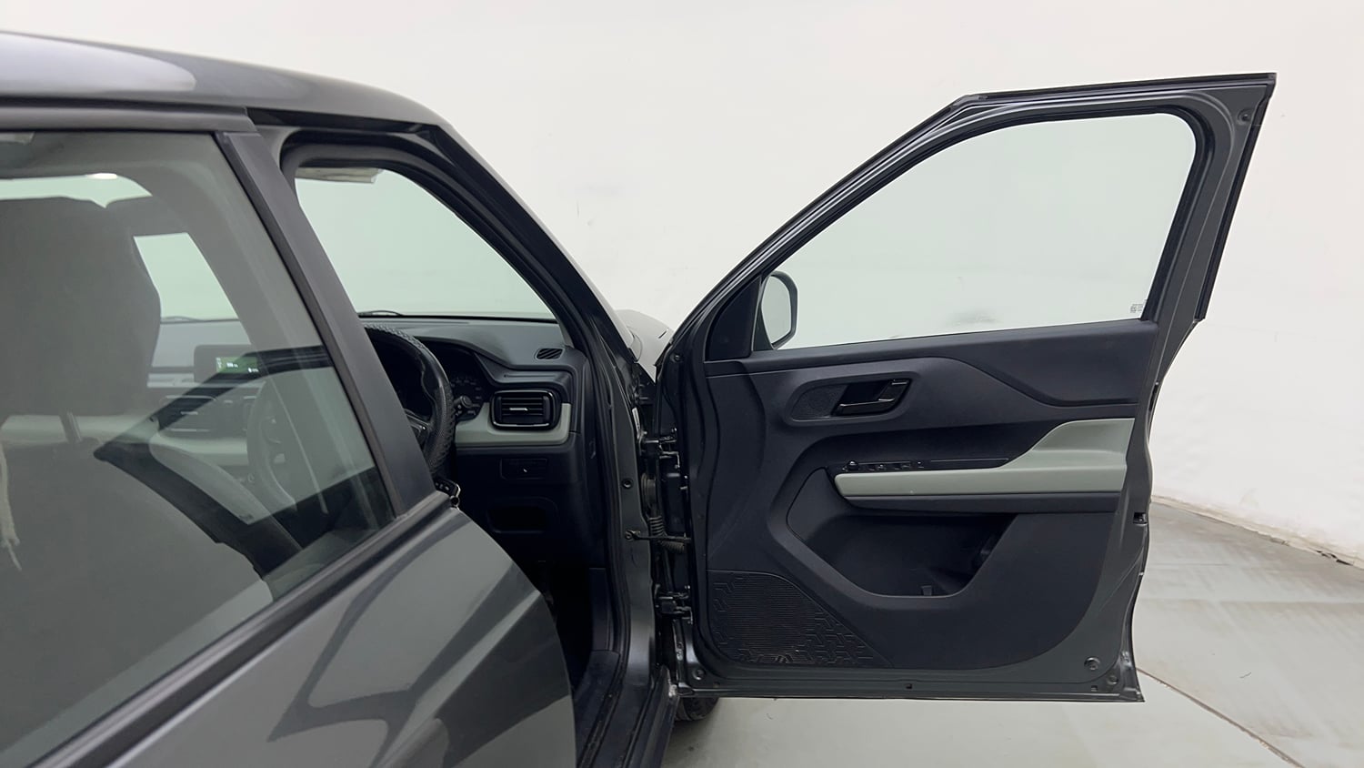 Used 2022 Tata Punch Adventure MT Petrol Manual interior RIGHT FRONT DOOR OPEN VIEW