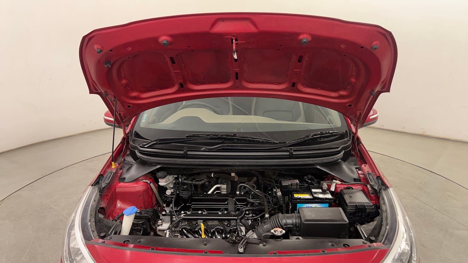 Used 2017 Hyundai Elite i20 Asta 1.2 Petrol Manual engine ENGINE & BONNET OPEN FRONT VIEW
