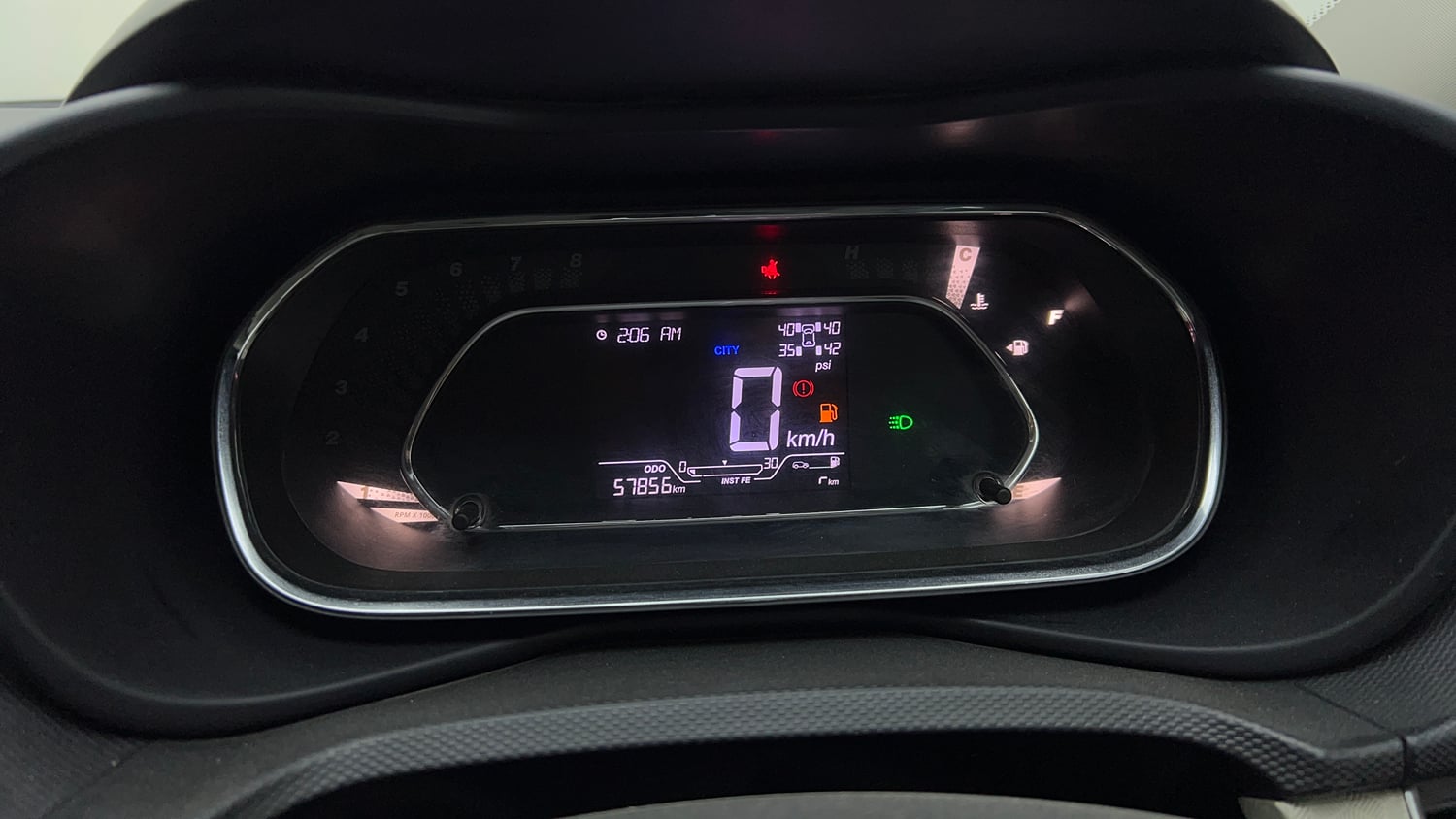 Used 2022 Tata Nexon XZ Plus (HS) Petrol Manual interior CLUSTERMETER VIEW