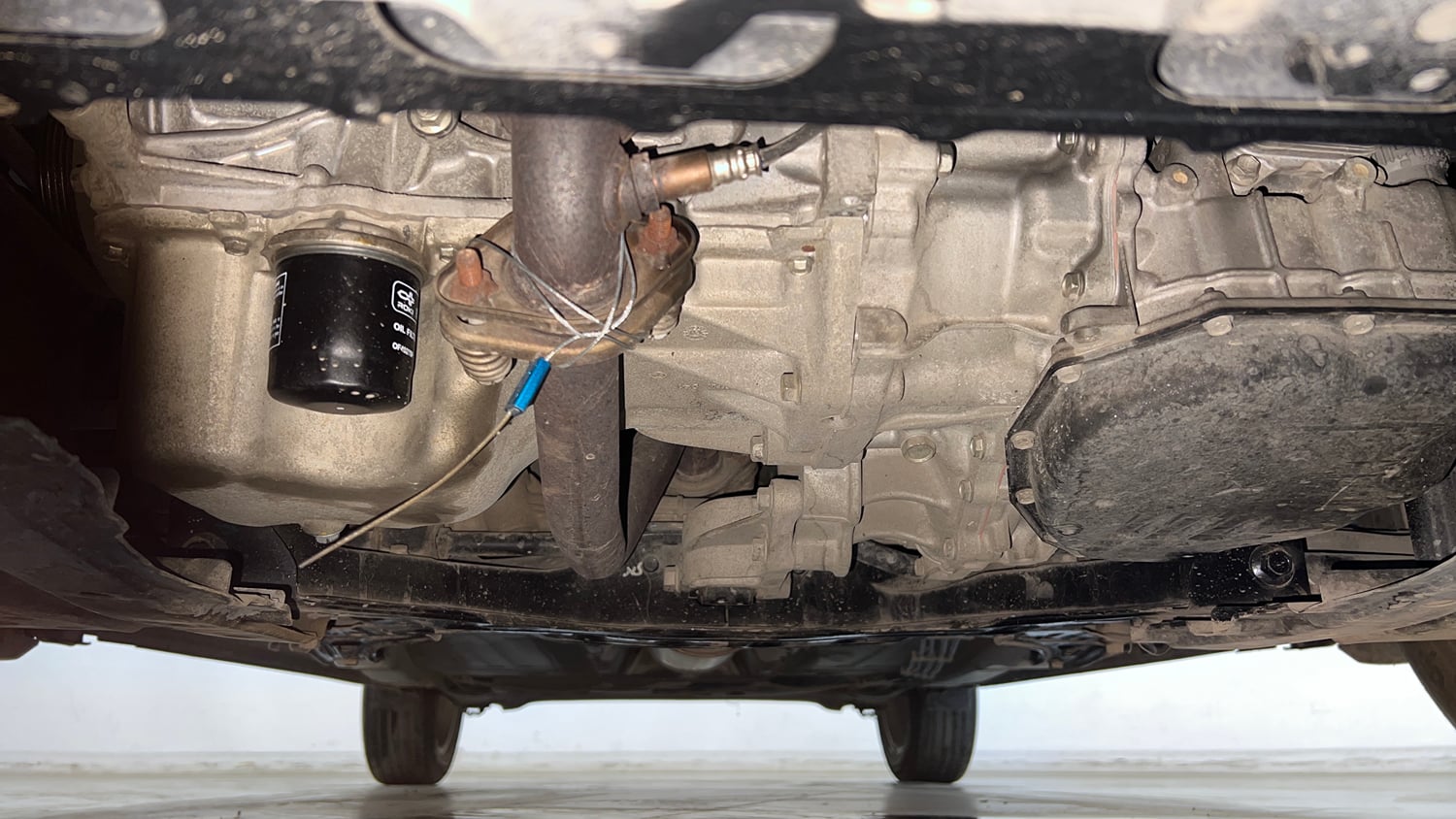 Used 2018 Maruti Suzuki Baleno Zeta 1.2 AT Petrol Automatic extra FRONT LEFT UNDERBODY VIEW