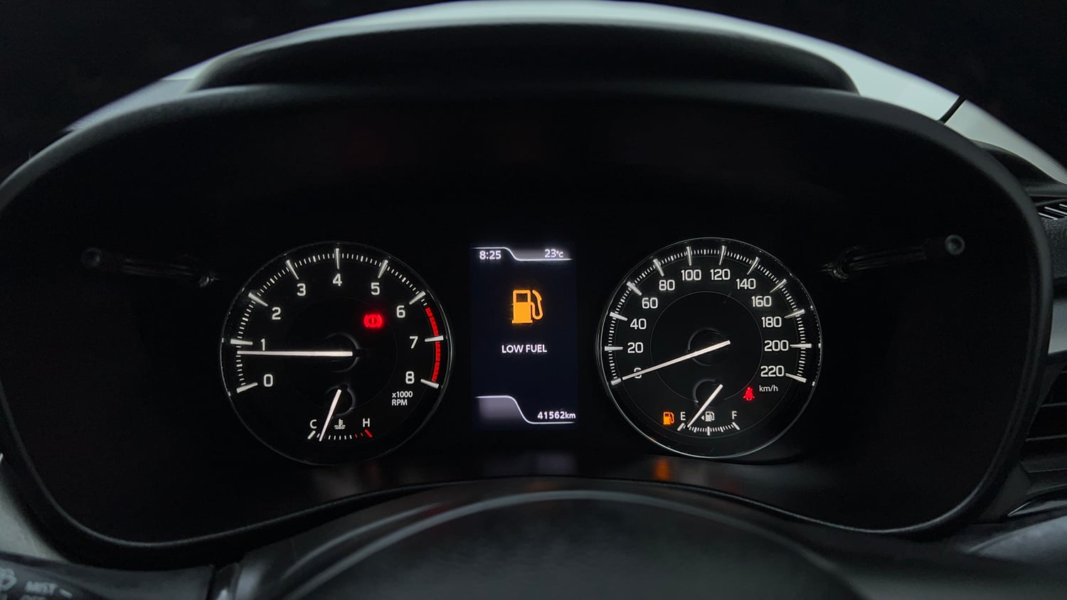 Used 2022 Maruti Suzuki Baleno Zeta Petrol Manual interior CLUSTERMETER VIEW