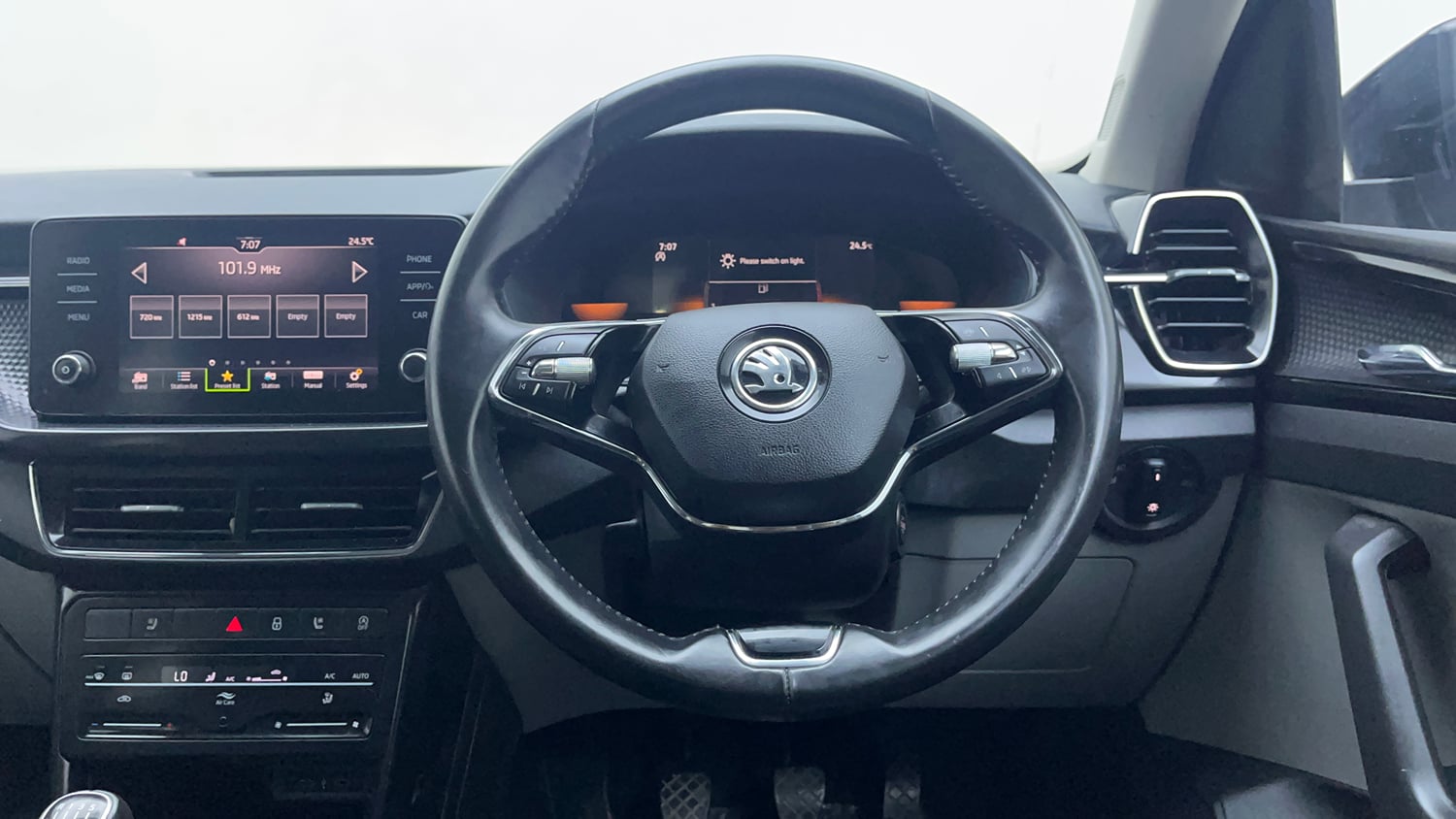 Used 2023 Skoda Kushaq Style 1.0L TSI MT Petrol Manual interior STEERING VIEW