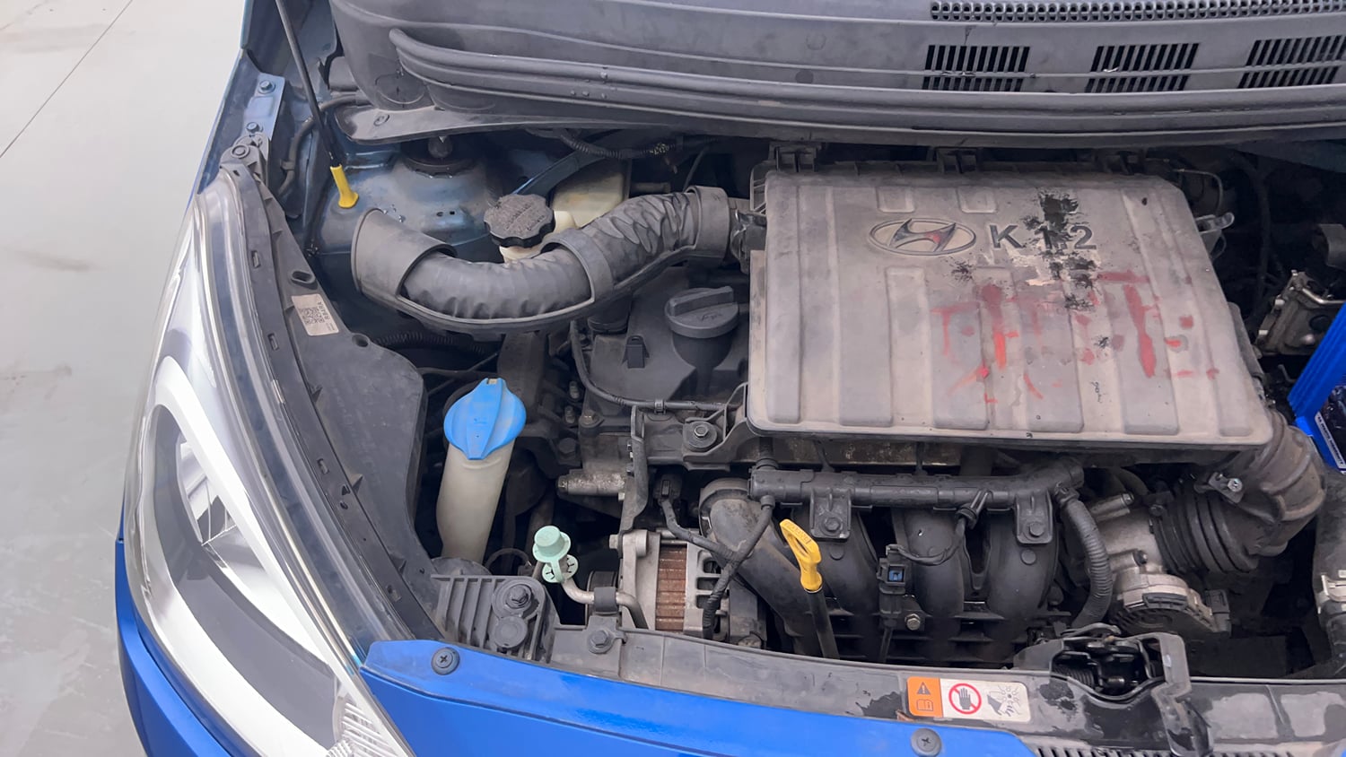 Used 2019 Hyundai Xcent S Petrol Manual engine ENGINE RIGHT SIDE VIEW
