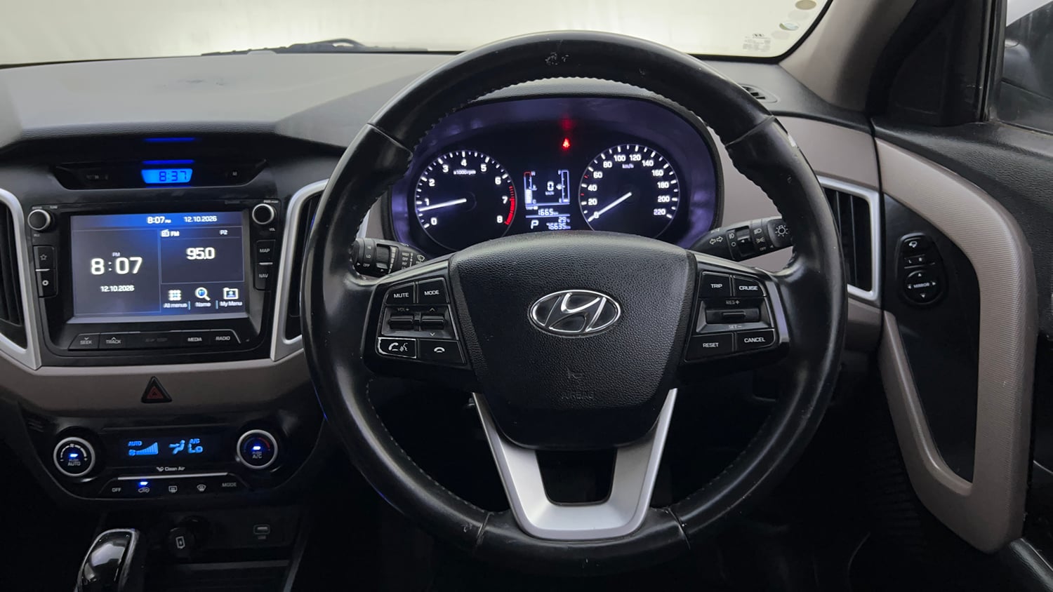 Used 2018 Hyundai Creta SX 1.6 AT Petrol Petrol Automatic interior STEERING VIEW