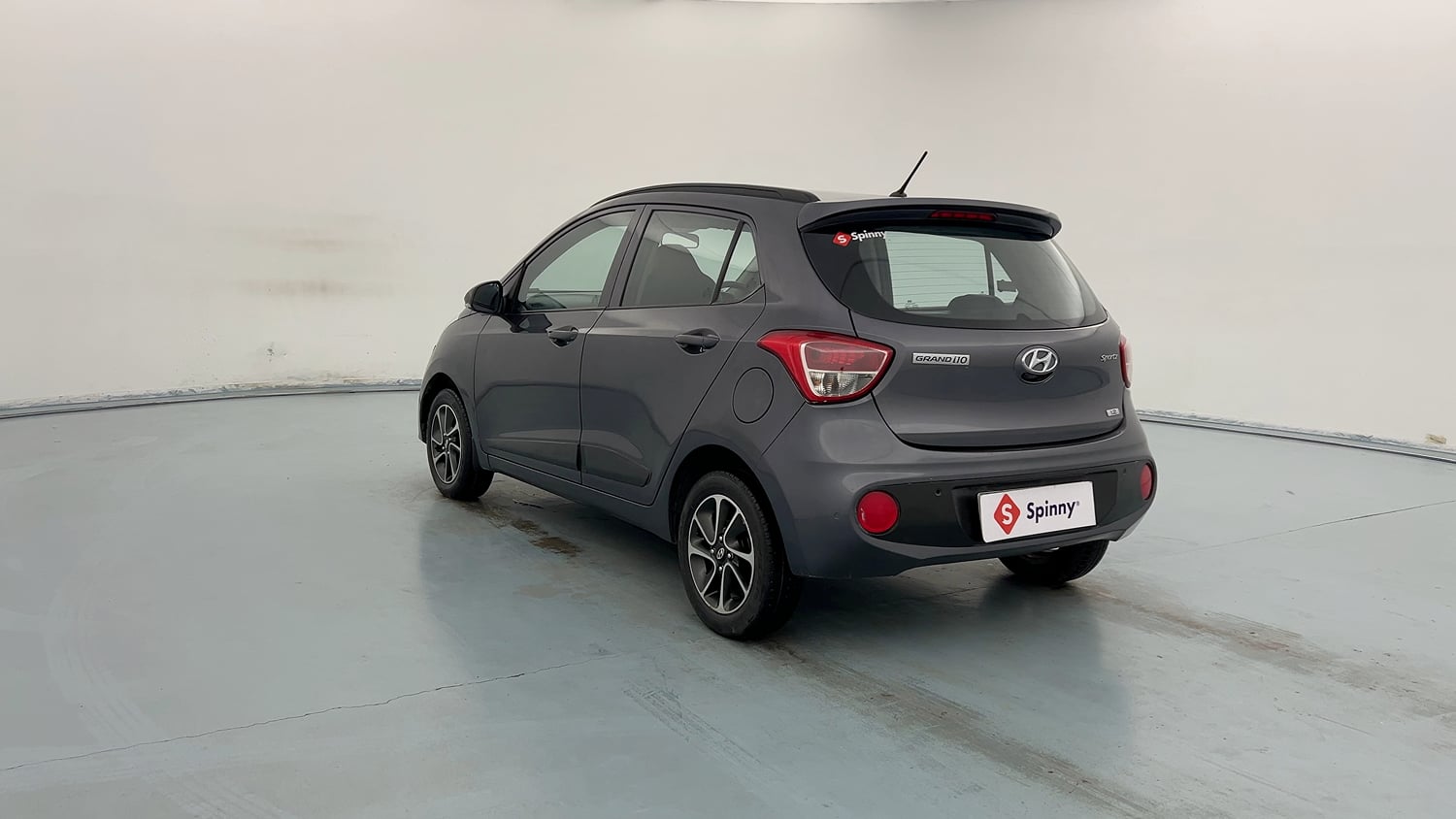 Used 2019 Hyundai Grand i10 Sportz AT 1.2 Kappa VTVT Petrol Automatic exterior LEFT REAR CORNER VIEW