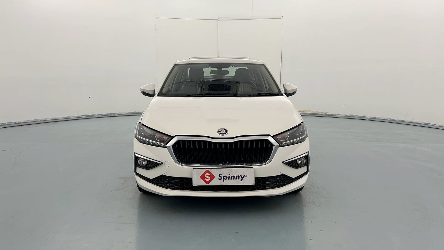 Used 2022 Skoda Slavia Style 1.0L TSI MT Petrol Manual exterior RIGHT FRONT CORNER VIEW