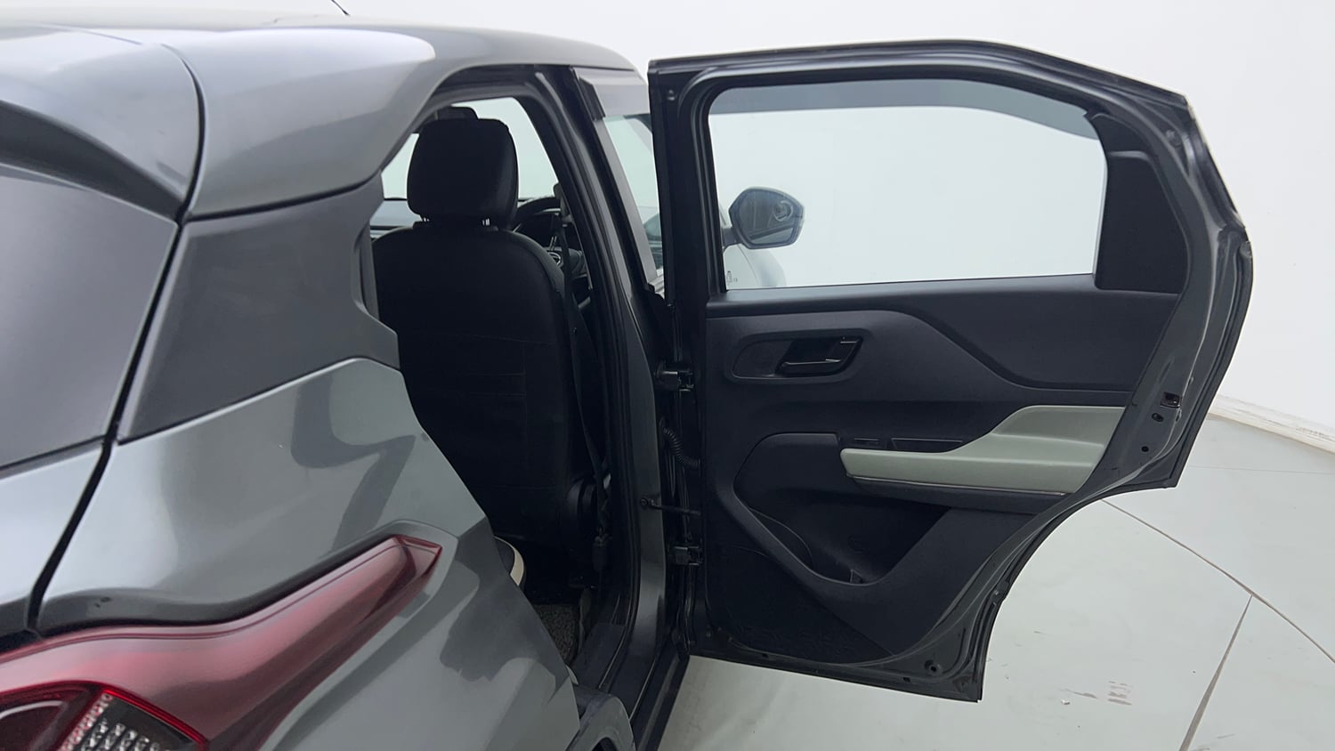 Used 2022 Tata Punch Adventure MT Petrol Manual interior RIGHT REAR DOOR OPEN VIEW