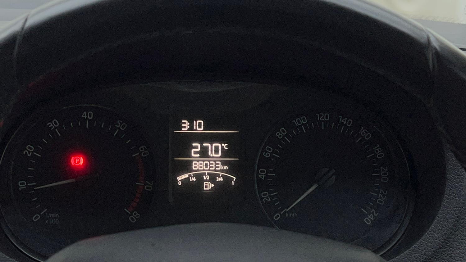 Used 2018 Skoda Rapid Style 1.6 MPI Petrol Manual interior CLUSTERMETER VIEW