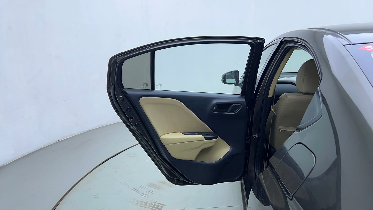 Used 2015 Honda City SV CVT Petrol Automatic interior LEFT REAR DOOR OPEN VIEW