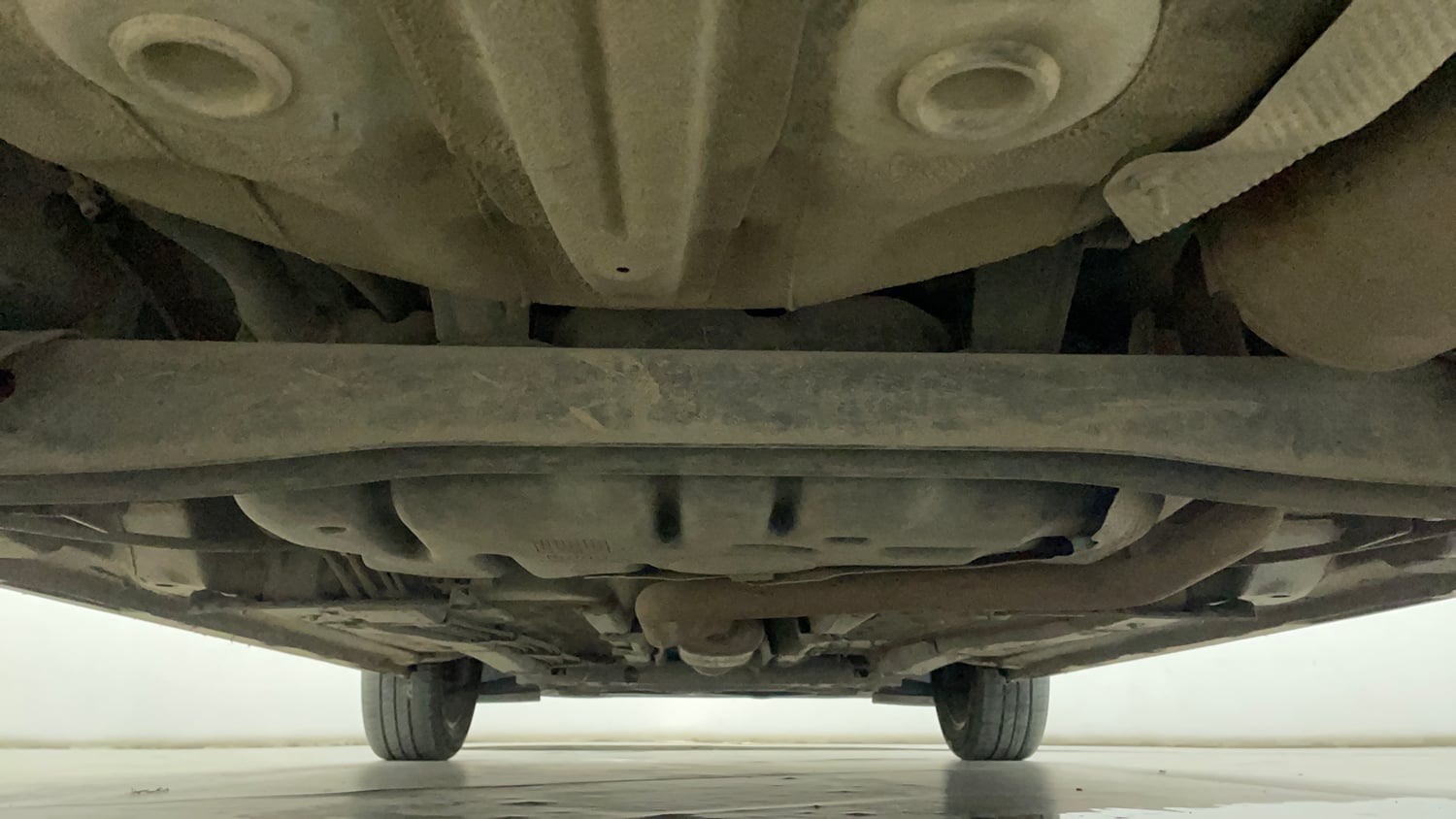 Used 2023 Hyundai i20 N Line N8 1.0 Turbo DCT Petrol Automatic extra REAR UNDERBODY VIEW (TAKEN FROM REAR)