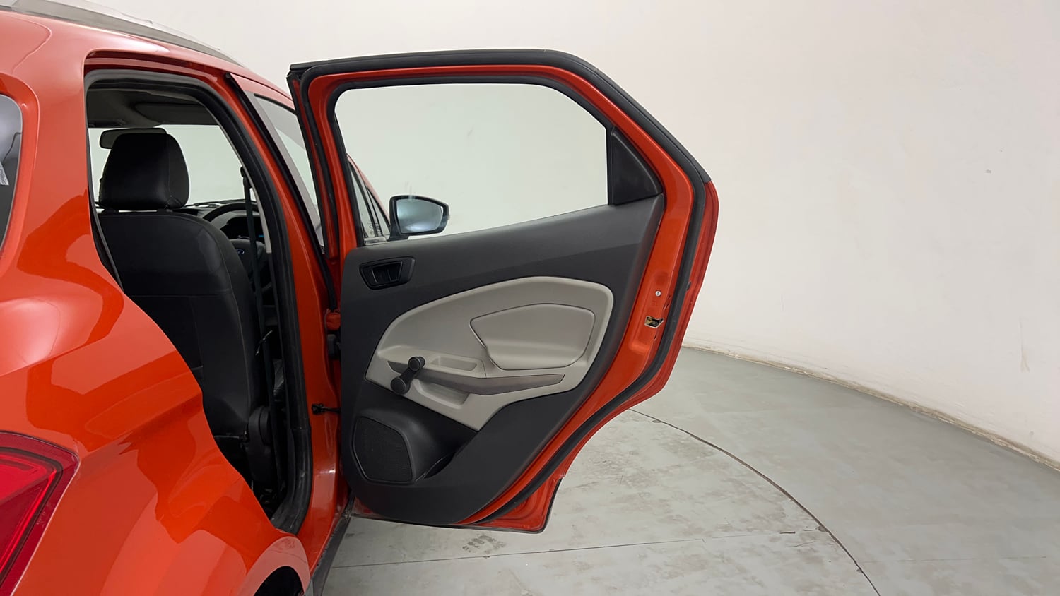 Used 2014 Ford EcoSport Ambiente 1.5 TDCi Diesel Manual interior RIGHT REAR DOOR OPEN VIEW