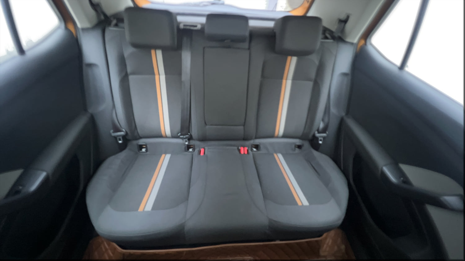 Used 2021 Skoda Kushaq Ambition 1.0L TSI AT Petrol Automatic interior REAR SEAT CONDITION VIEW