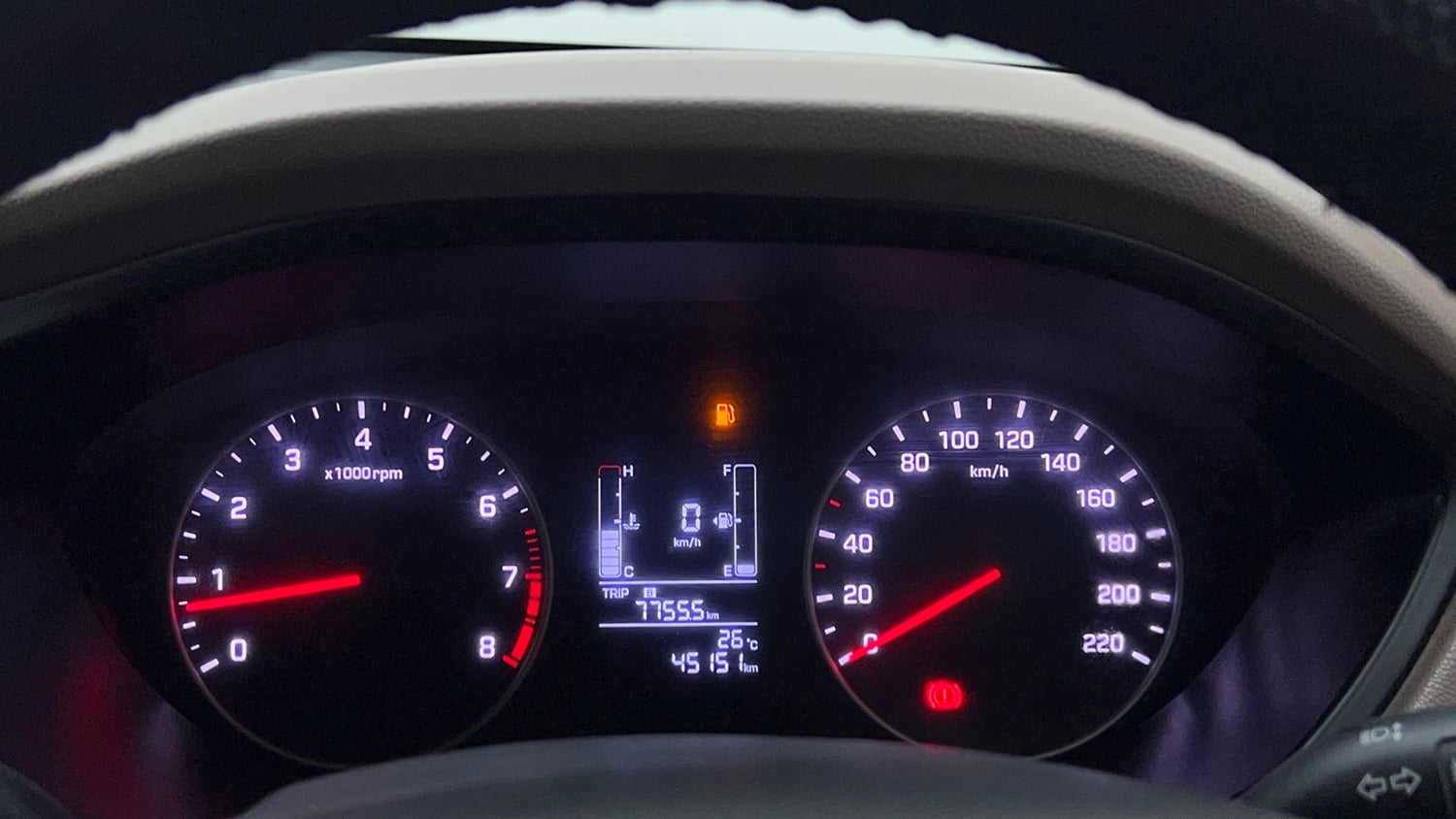 Used 2019 Hyundai Elite i20 Sportz Plus 1.2 Petrol Manual interior CLUSTERMETER VIEW