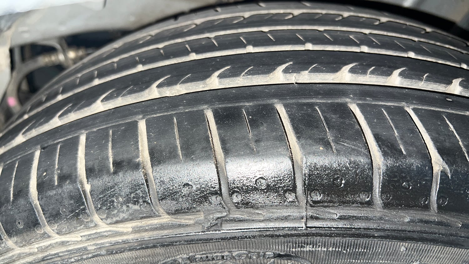 Used 2022 Honda WR-V VX MT Petrol Petrol Manual tyres LEFT REAR TYRE TREAD VIEW