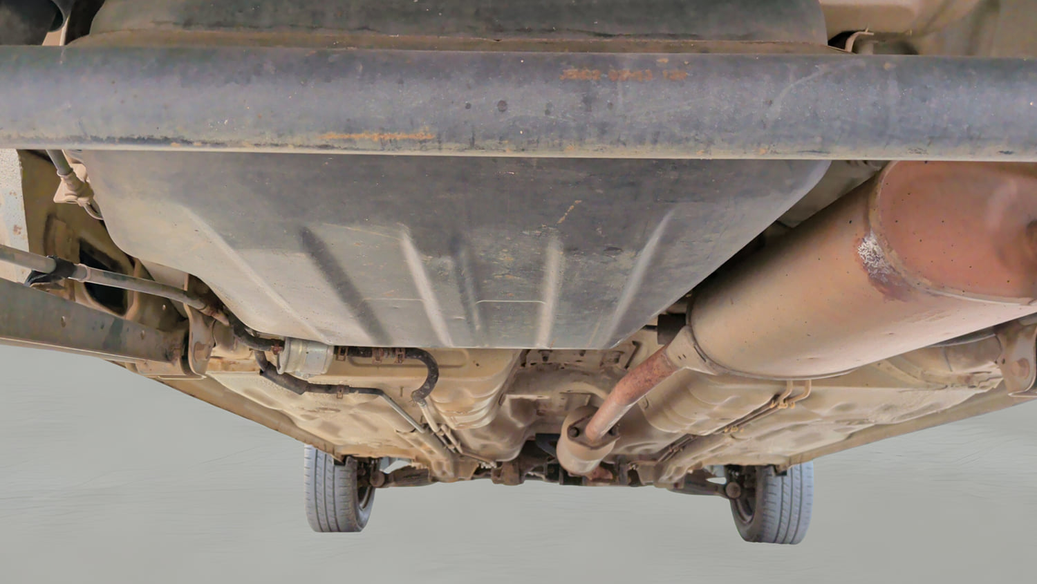 Used 2013 Maruti Suzuki Alto K10 VXi Petrol Manual extra REAR UNDERBODY VIEW (TAKEN FROM REAR)