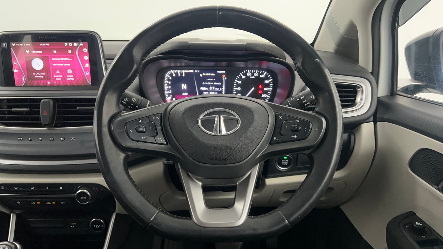 Used 2023 Tata Altroz XZA Plus Petrol Petrol Automatic interior STEERING VIEW