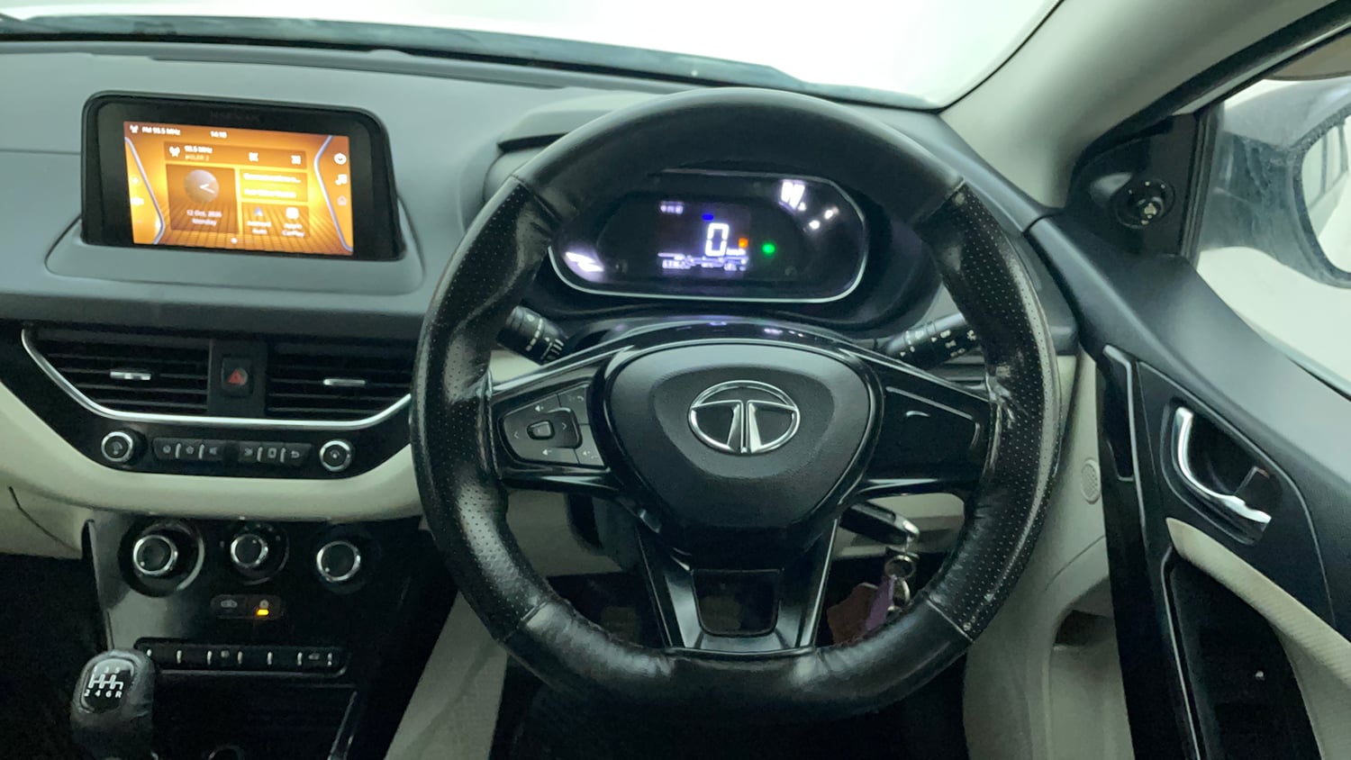 Used 2021 Tata Nexon XZ Petrol Manual interior STEERING VIEW