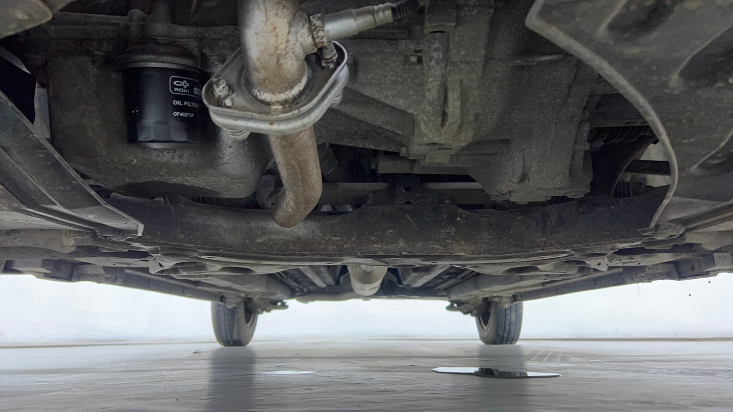 Used 2012 Maruti Suzuki Swift VXi Petrol Manual extra FRONT LEFT UNDERBODY VIEW