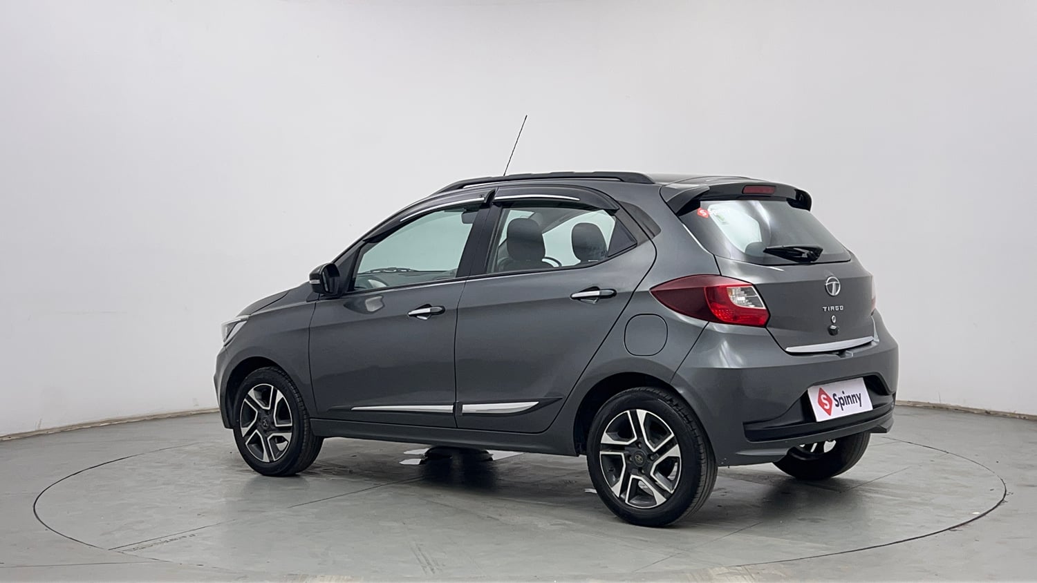 Used 2023 Tata Tiago XZ Plus Petrol Manual exterior LEFT REAR CORNER VIEW