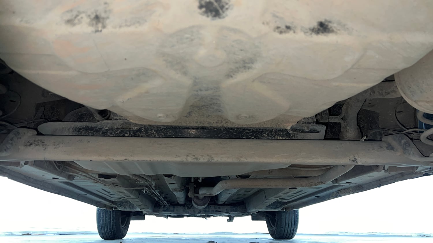 Used 2022 Tata Punch Adventure MT Petrol Manual extra REAR UNDERBODY VIEW (TAKEN FROM REAR)