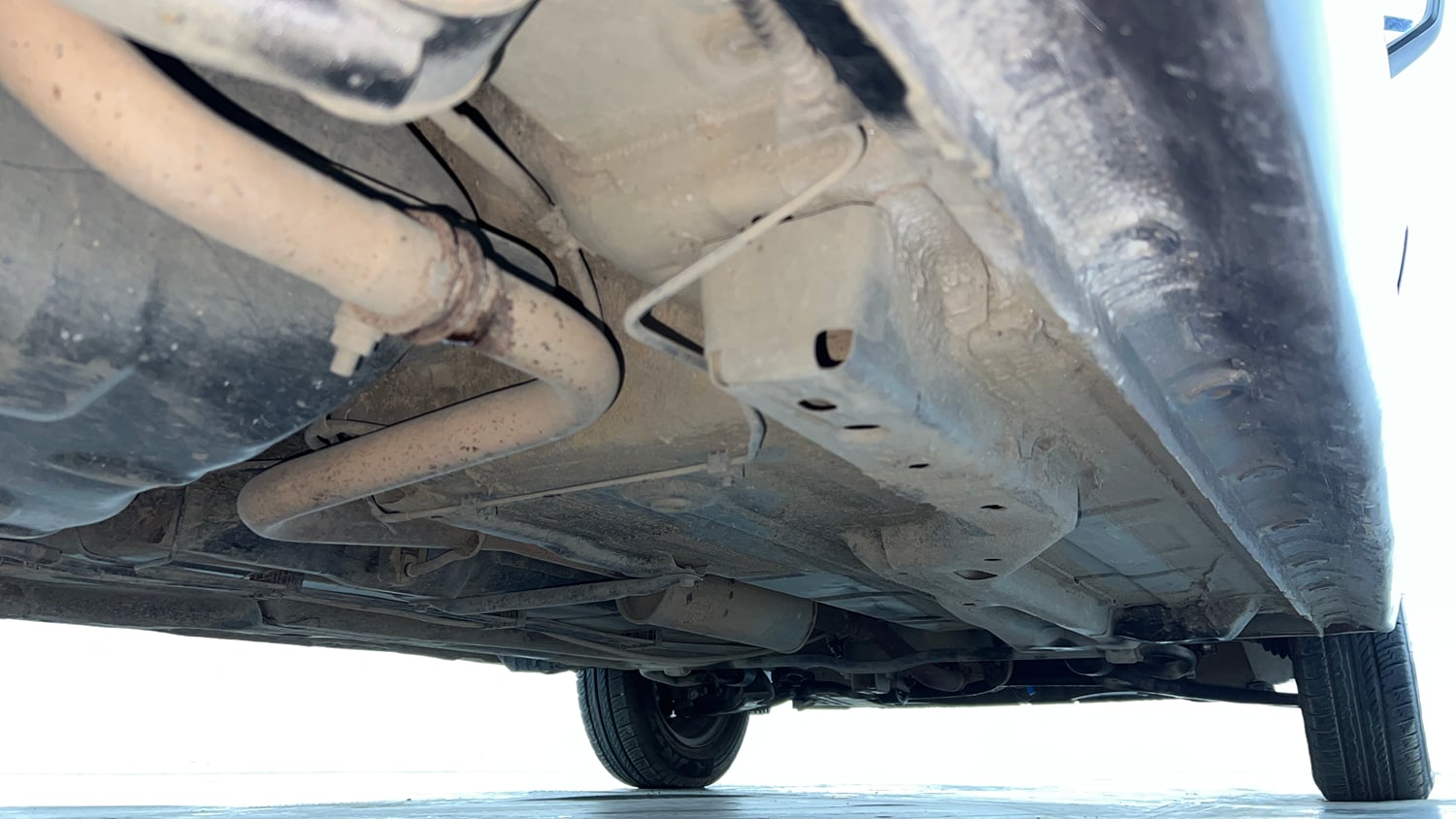 Used 2019 Tata Tiago XM CNG (Outside Fitted) Cng Manual extra REAR RIGHT UNDERBODY VIEW