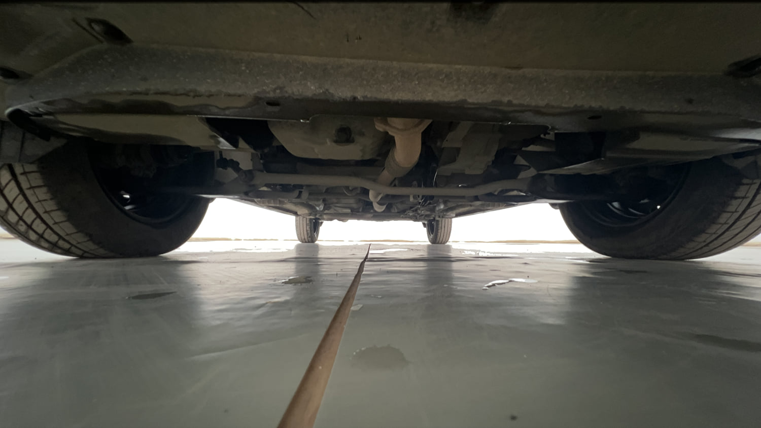 Used 2025 Tata Tiago XM Petrol Manual extra FRONT LEFT UNDERBODY VIEW