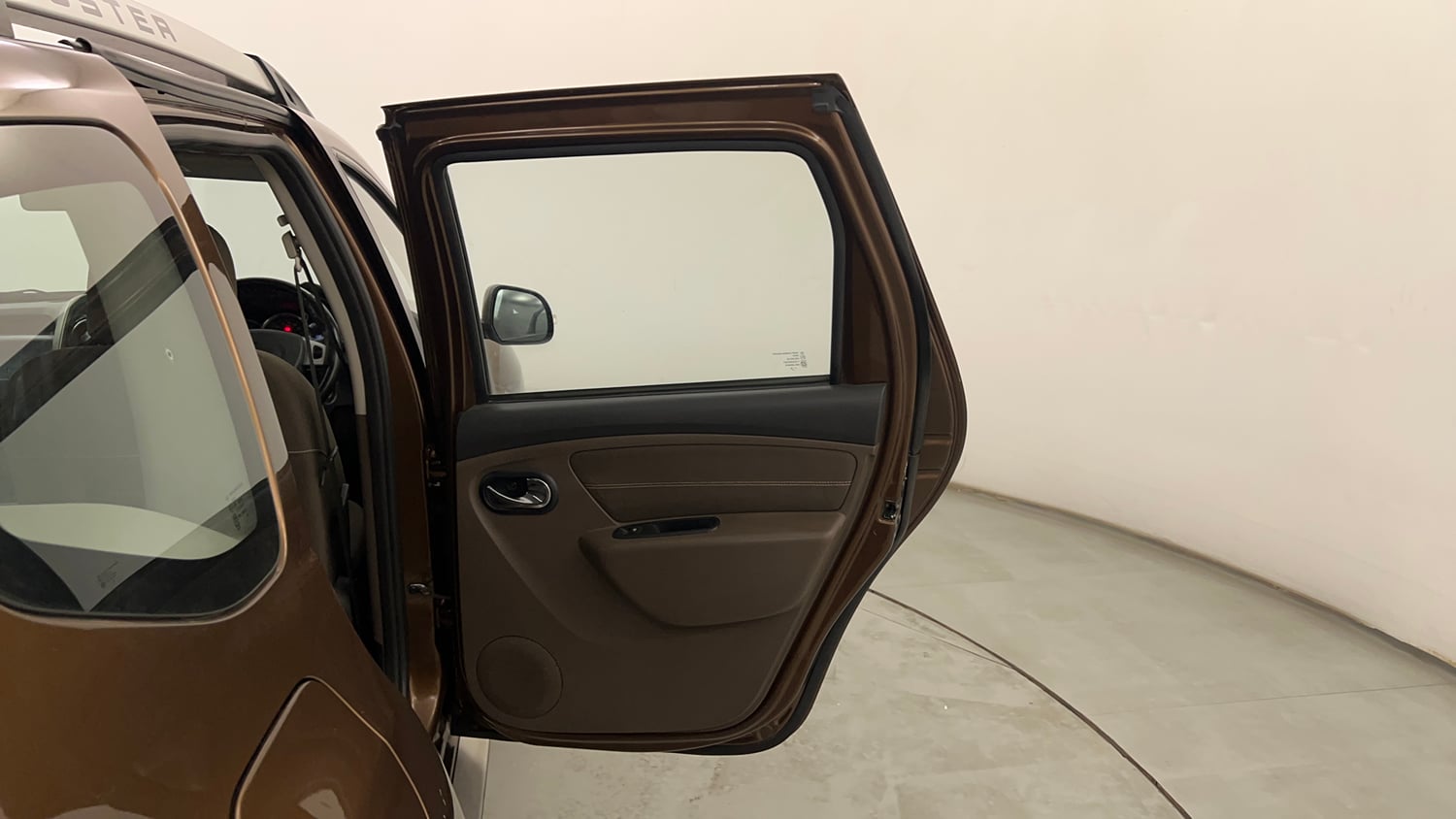 Used 2016 Renault Duster 85 PS RXZ 4X2 MT Diesel Manual interior RIGHT REAR DOOR OPEN VIEW