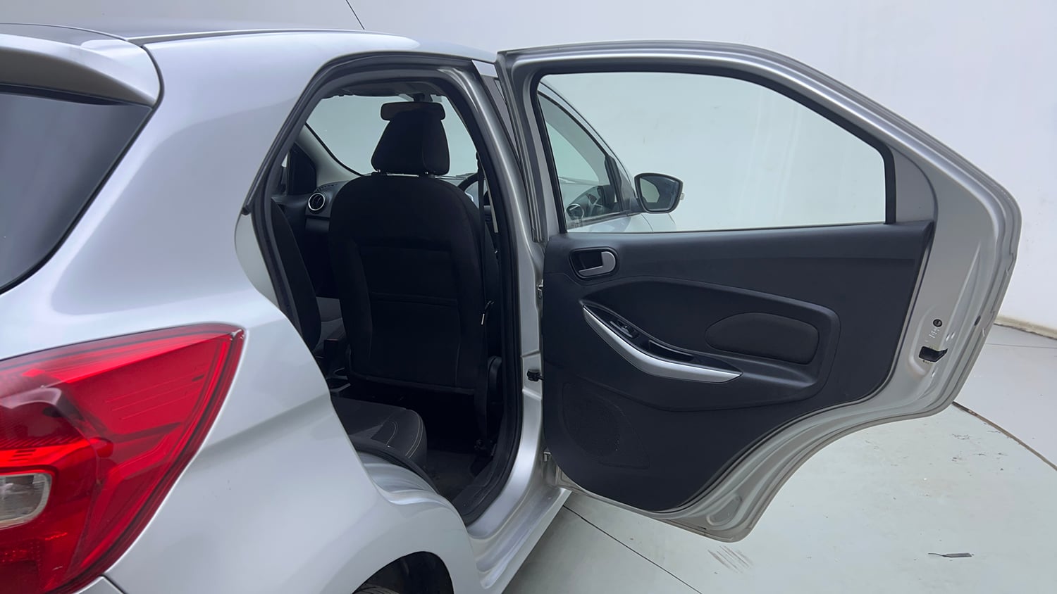 Used 2017 Ford Figo Titanium 1.2 Ti-VCT Petrol Manual interior RIGHT REAR DOOR OPEN VIEW