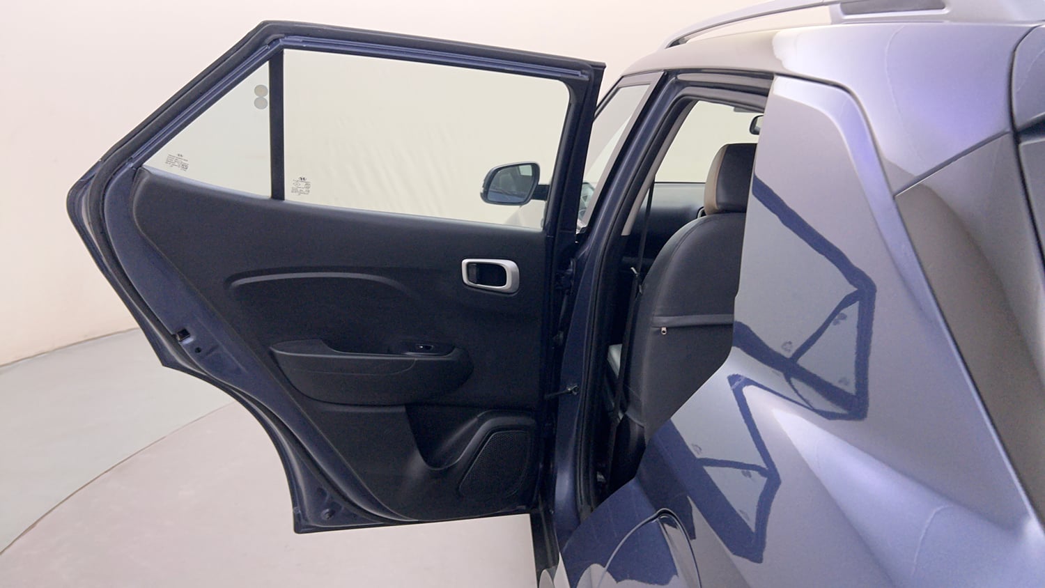 Used 2022 Hyundai Venue SX 1.5 CRDi Diesel Manual interior LEFT REAR DOOR OPEN VIEW